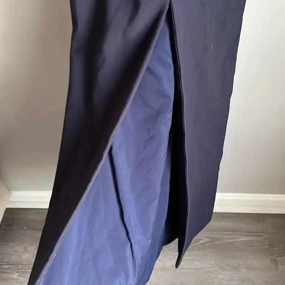 Likely Leslie Strappy V-Neck Front-Slit Gown - Picture 6 of 10